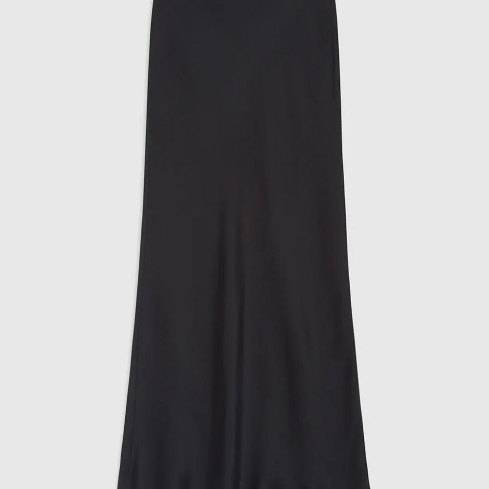 ANINE BING Bar Silk Skirt, size S, Black, NWT